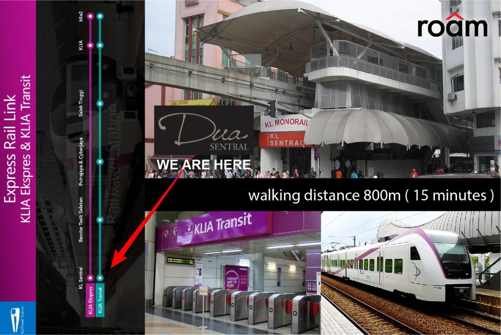 Апартаменты Dua Sentral Kl Sentral Куала-Лумпур Экстерьер фото